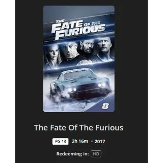 The Fate of the Furious (2017) THEATRICAL CUT HD