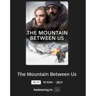 THE MOUNTAIN BETWEEN US