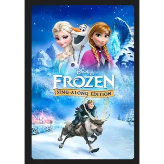 Frozen (2013) Sing-Along Edition HD MOVIES ANYWHERE CODE