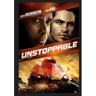 Unstoppable (2010) HD MOVIES ANYWHERE CODE