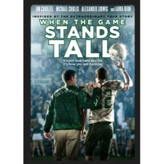 When the Game Stands Tall (2014) HD MOVIES ANYWHERE CODE