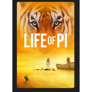 Life of Pi (2012) HD MOVIES ANYWHERE CODE