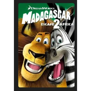 Madagascar: Escape 2 Africa (2008) HD MOVIES ANYWHERE CODE