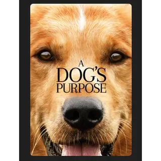 A Dog's Purpose (2017) HD MOVIES ANYWHERE CODE