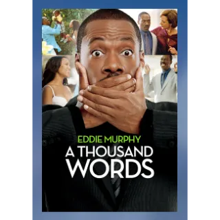 EDDIE MURPHY IN A Thousand Words (2012) HD FANDANGO CODE