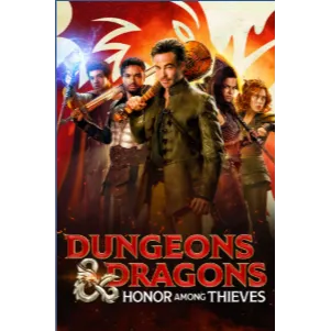 Dungeons & Dragons: Honor Among Thieves (2023) HD APPLE TV / FANDANGO CODE REDEEM AT www.paramountdigitalcopy.com
