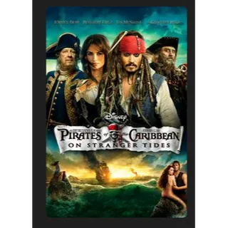 DISNEY Pirates of the Caribbean: On Stranger Tides (2011) 4K UHD MOVIES ANYWHERE CODE