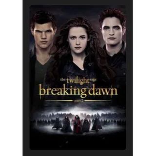 The Twilight Saga: Breaking Dawn - Part 2 (2012) HD MOVIES ANYWHERE CODE
