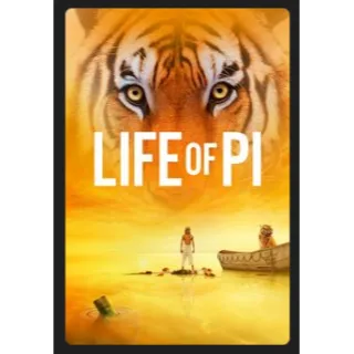Life of Pi (2012) HD MOVIES ANYWHERE CODE