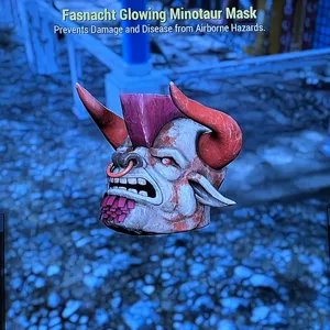 Glowing Minotaur Mask