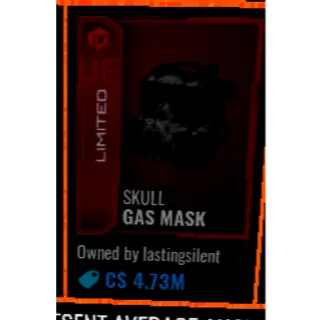  NFL Universe Football SKULL GAS MAS