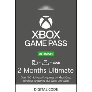 Xbox Game Pass Ultimate Trial 2 Months  Xbox Live Key  UNITED STATES