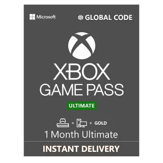  Xbox Game Pass Ultimate  1 Month (NON-STACKABLE)