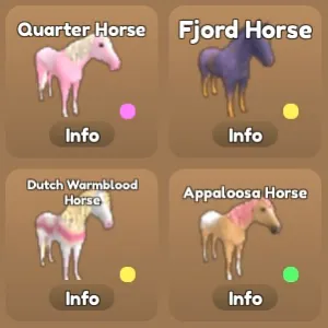 4x Event Horse