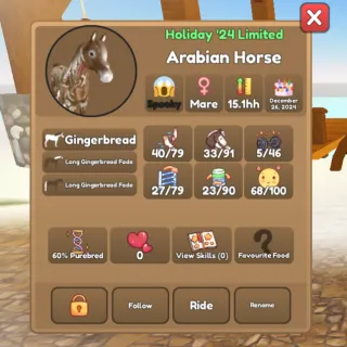 Gingerbread Arabian