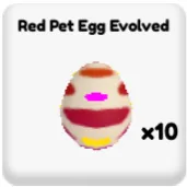 Ropets x10 Red Pet Evolved Egg