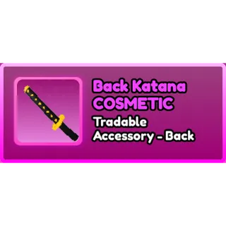 Back Katana Accessory