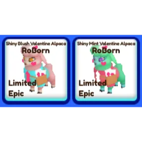 Ropets x2 Shiny Alpacas