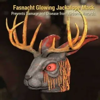 Jackalope Glow Mask