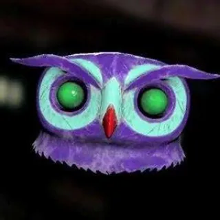 Fasnacht Owl Glow Mask