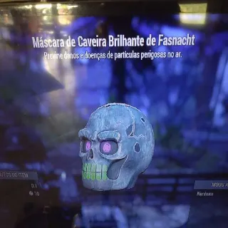 Bone Head Glow Mask