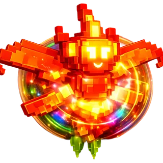 ✨ Rainbow Fire Wisp | Fast Delivery 🔥