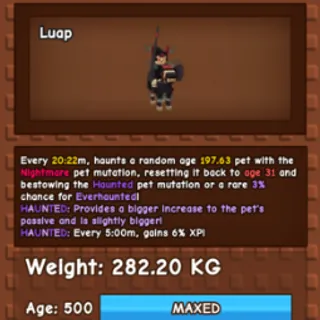 HUGE HAUNTED KNIGHT | NM / VENOM / EVER 🔥 | 280KG+ | AGE 500