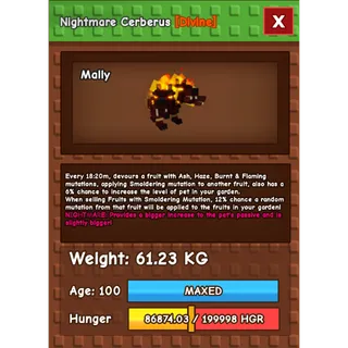 HUGE NIGHTMARE/VENOM CERBERUS | 60KG - 61KG