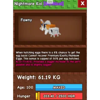 HUGE NIGHTMARE KOI | 60KG - 61KG