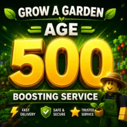 AGE 500 BOOSTING SERVICE ⭐ FAST & SAFE | GROW A GARDEN