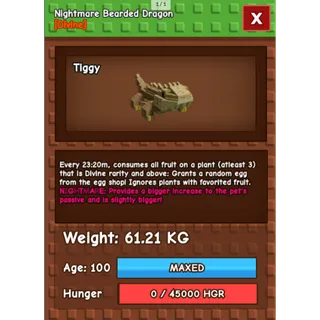  HUGE NIGHTMARE/VENOM BEARDED DRAGON | 60KG - 61KG