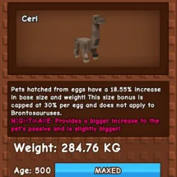 HUGE BRONTOSAURUS | NM / VENOM / EVER 🔥 | 280KG+ | AGE 500