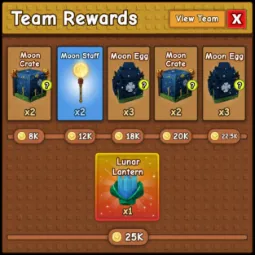 🌕 Guaranteed Harvest Moon Team Rewards | Lunar Lantern Seed + Moon Eggs + Moon Crates