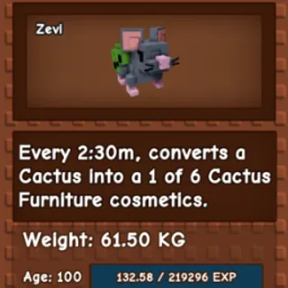 HUGE CACTUS MOUSE | NM / VENOM / EVER 🔥 | 60KG-61KG | AGE 100
