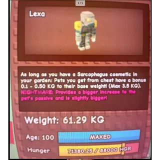 HUGE NIGHTMARE MUMMY | 60KG - 61KG