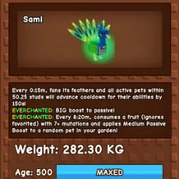 HUGE PEACOCK | NM / VENOM / EVER 🔥 | 280KG+ | AGE 500