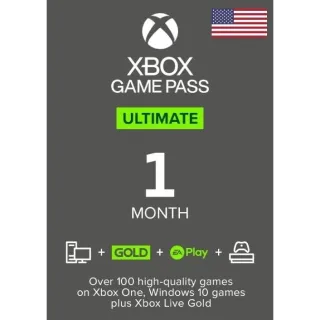 XBOX GAME PASS ULTIMATE 1 MONTH MEMBERSHIP - US ONLY (NO STACKABLE)