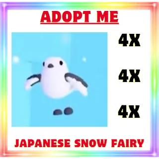 4x Japanese Snow Fairy