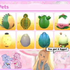 Adopt Me 8 Eggs bundle‼️
