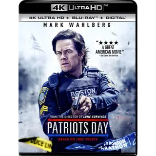 Patriots Day UHD 4K (iTunes, Vudu, or Google Play)