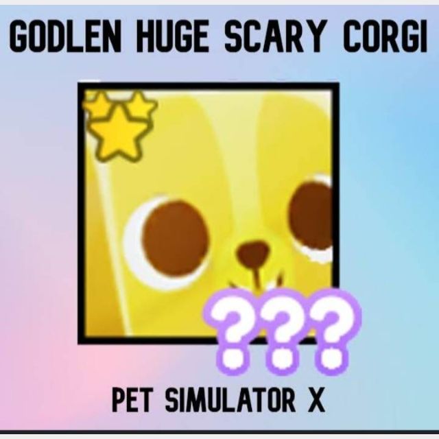 Golden Huge Scary Game Items Gameflip