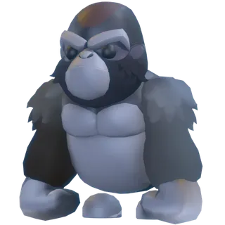 Neon Silverback Gorilla