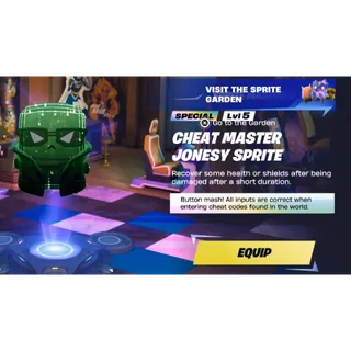 CHEAT MASTER JONESY SPRITE I LEVEL 5 MASTERED I YOU KEEP IT!