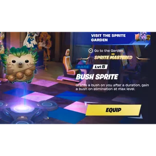 Bush Sprite I LEVEL 5 MASTERED I YOU KEEP IT!