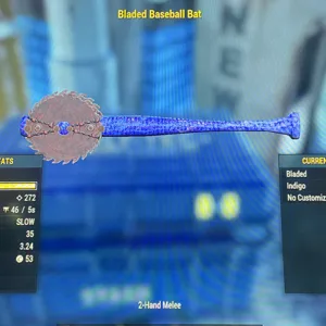 indigo baseball bat