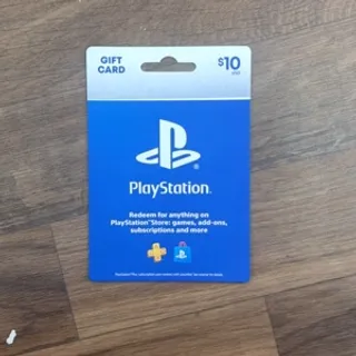 10$ PSN GIFT CARD