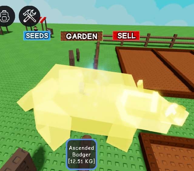 Huge Ascended Badger (Max : 52kg) - Grow a Garden Game Item - Gameflip