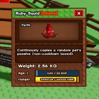 2.56kg Base Ruby Squid