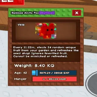 Rainbow Hatch Arctic Fox