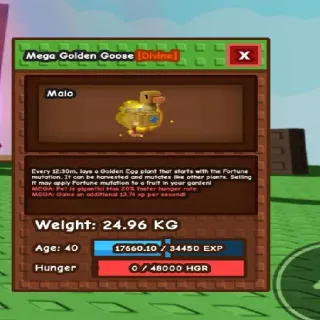 54.9kg If Max! Mega Huge Golden Goose